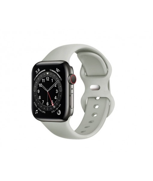Curea Techsuit W031, Compatibila Cu Apple Watch 1 / 2 / 3 / 4 / 5 / 6 / 7 / SE - 38/41mm, Gri